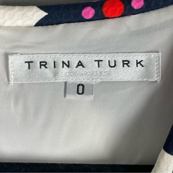 TRINA TURK Jungle Island V-Neck Shift
Dress Women Size 0, Sleeveless, - Picture 6 of 12